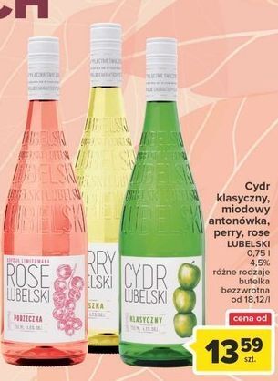 Carrefour Cydr porzeczka lubelski rose oferta