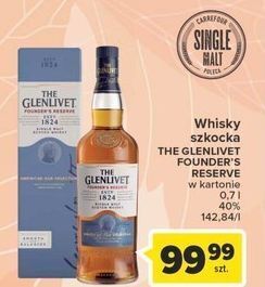Carrefour Whisky karton the glenlivet founder's reserve oferta