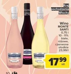 Carrefour Wino monte santi white original oferta