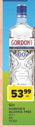Carrefour Gin bezalkoholowy gordon*'s 0% oferta