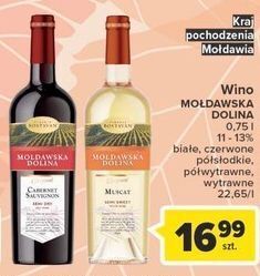 Carrefour Wino mołdawska dolina cabernet sauvignon oferta