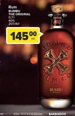 Carrefour Rum bumbu the original oferta