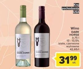 Carrefour Wino dark horse sauvignon blanc oferta