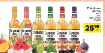 Carrefour Wódka żołądkowa gorzka czarna wiśnia oferta