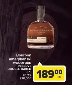 Carrefour Bourbon woodford reserve double oaked oferta