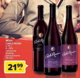 Carrefour Wino carlo rossi blackberry intense sweet oferta