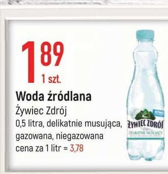 E.Leclerc Woda mocny gaz żywiec zdrój oferta