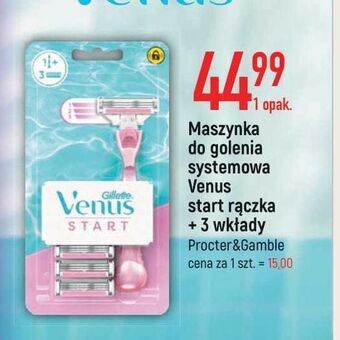 E.Leclerc Maszynka do golenia + 3 wkłady gilette venus start oferta