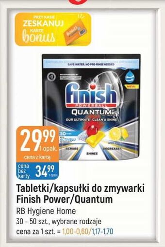 E.Leclerc Tabletki do zmywarek ultimate lemon finish quantum oferta
