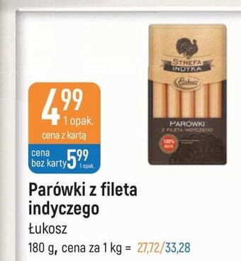 E.Leclerc Parówki z fileta indyka łukosz oferta