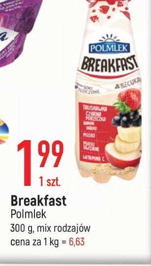 E.Leclerc Jogurt truskawka czarna porzeczka polmlek breakfast oferta
