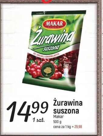 E.Leclerc Żurawina suszona makar oferta