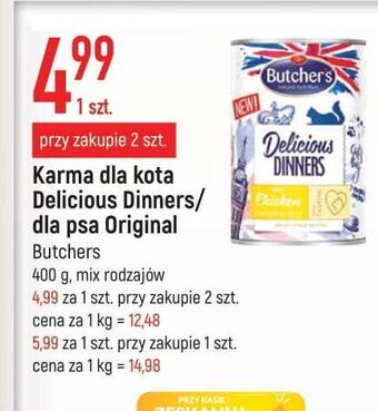 E.Leclerc Karma dla kota delikatny kurczak butcher's delicious dinners oferta