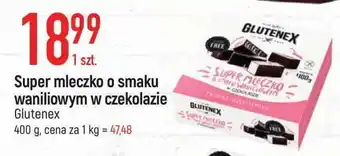 E.Leclerc Super mleczko o smaku waniliowym w czekoladzie glutenex oferta