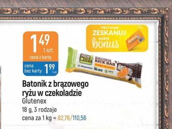 E.Leclerc Baton z brązowego ryżu karmelem rice up! oferta