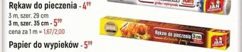 E.Leclerc Rękaw do pieczenia 3 m x 35 cm jan niezbędny oferta