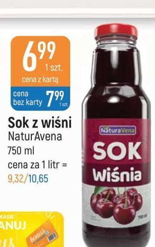 E.Leclerc Sok z wiśni naturavena oferta