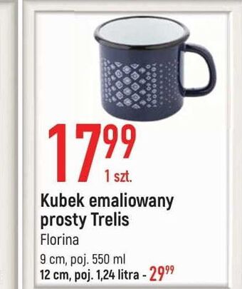 E.Leclerc Kubek emaliowany trelis 1.24 l florentyna oferta