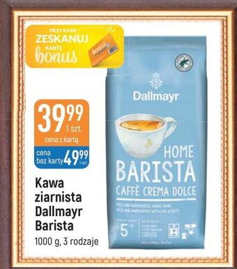 E.Leclerc Kawa dallmayr home barista caffe crema dolce oferta