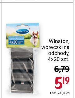 Rossmann Woreczki na psie odchody winston oferta