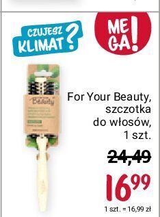 Rossmann Szczotka do włosów for your beauty oferta
