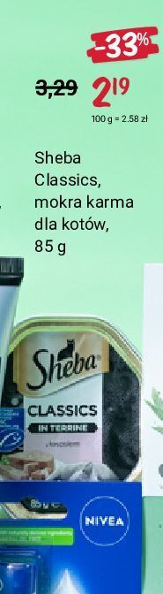 Karma dla kota z łososiem sheba classics