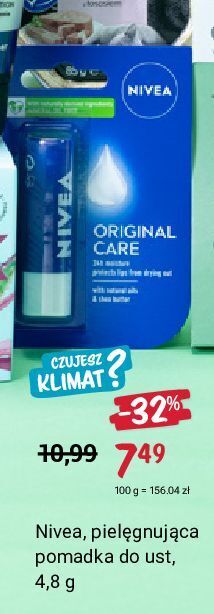 Rossmann Pomadka original care (classic) nivea oferta