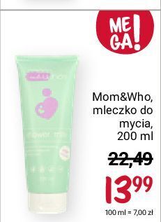 Rossmann Mleczko do mycia ciała nawilżające mom and who? oferta