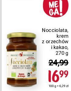 Rossmann Krem z orzechów laskowych i kakao prodotto biologico nocciolata oferta
