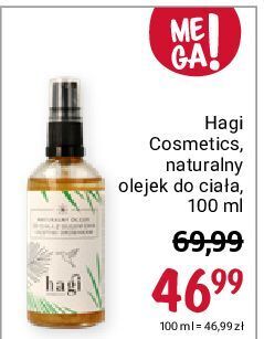 Rossmann Olejek do ciała z olejem chia i złotymi drobinkami hagi oferta