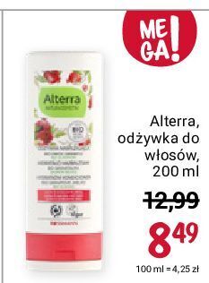 Rossmann Odżywka do włosów granat i aloes alterra oferta