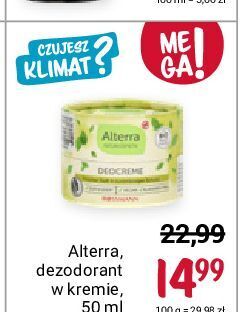Rossmann Dezodorant masło shea alterra oferta