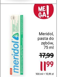 Rossmann Pasta do zębów wspomagająca regenerację meridol oferta