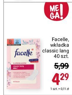 Rossmann Wkładki higieniczne classic lang facelle oferta