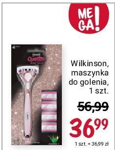 Rossmann Maszynka do golenia + 4 wkłady wilkinson quattro for women oferta