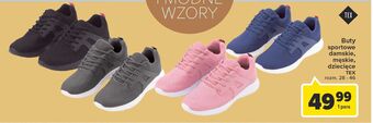 Carrefour Buty sportowe dziecięce tex oferta