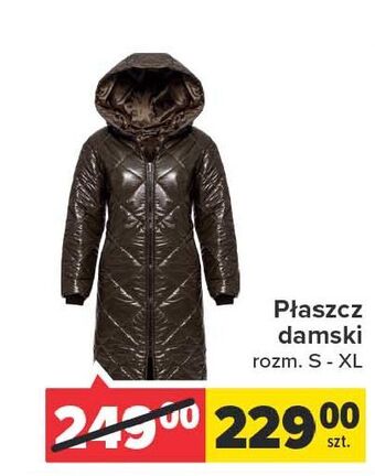 Carrefour Płaszcz damski s-xl oferta