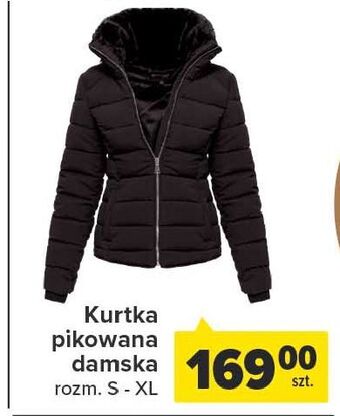 Carrefour Kurtka pikowana damska s-xl oferta