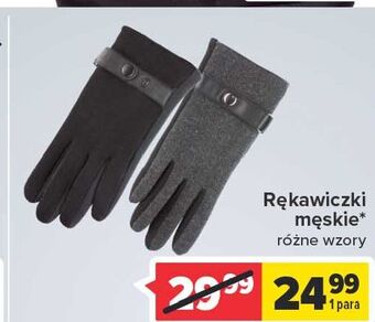 Carrefour Rękawiczki męskie oferta