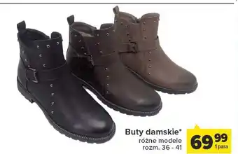 Carrefour Buty damskie zimowe rozm. 36-41 oferta