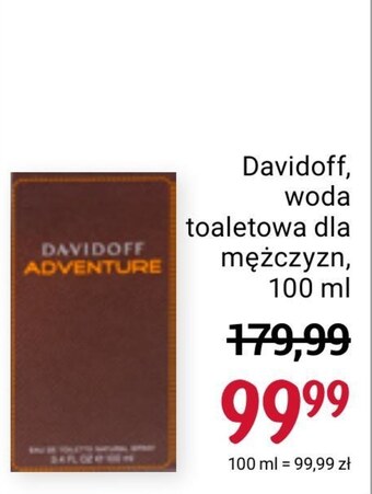 Rossmann Woda toaletowa dla mężczyzn davidoff oferta