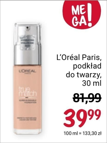 Rossmann Podkład do twarzy l'oreal oferta