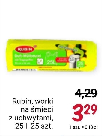 Rossmann Worki na śmieci rubin oferta