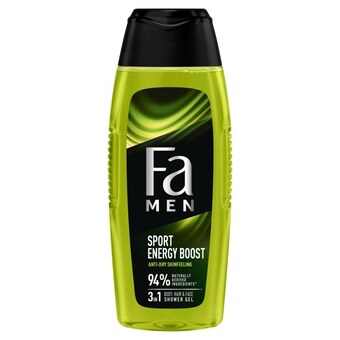 Rossmann Fa men sport energy boost żel pod prysznic z formułą 3w1 o zapachu guarany i żeń-szenia 400 ml oferta