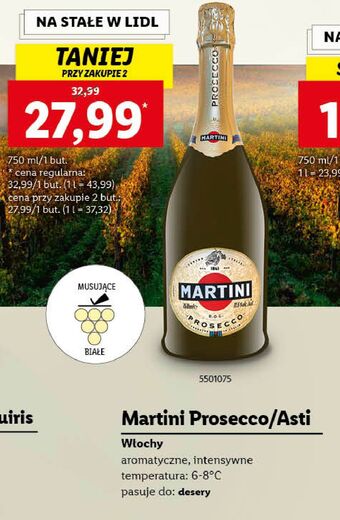 Lidl Wino martini asti oferta