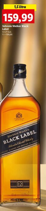 Lidl Whisky johnnie walker black label oferta