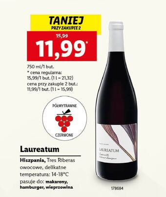 Lidl Wino laureatum oferta