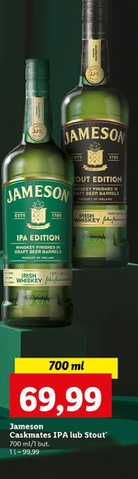 Lidl Whiskey jameson caskmates stout edition oferta