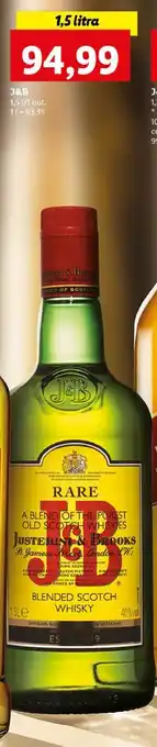 Lidl Whisky j&b rare oferta