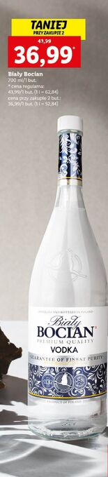 Lidl Wódka biały bocian vodka oferta
